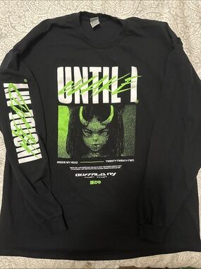 Until I Wake Graphic Long Sleeve Tee